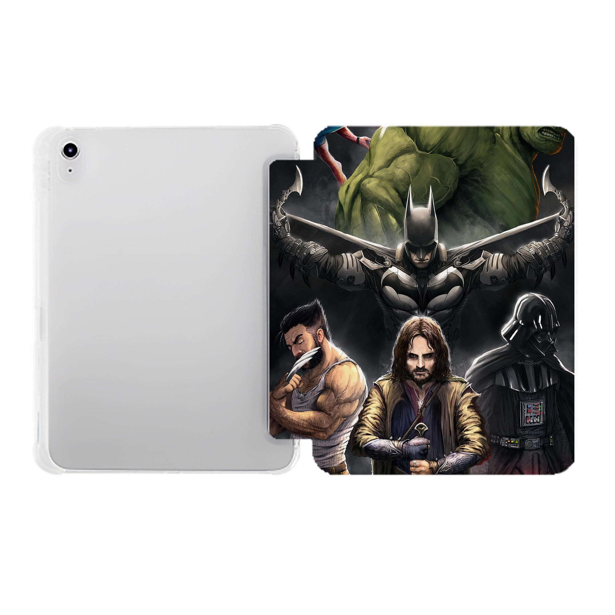 （画像用） スター・ウォーズ Star Wars IPad ケース ペン収納付き 三つ折りスタンド PUレザー×シリコン 対応機種9.5/10.5/10.9インチ